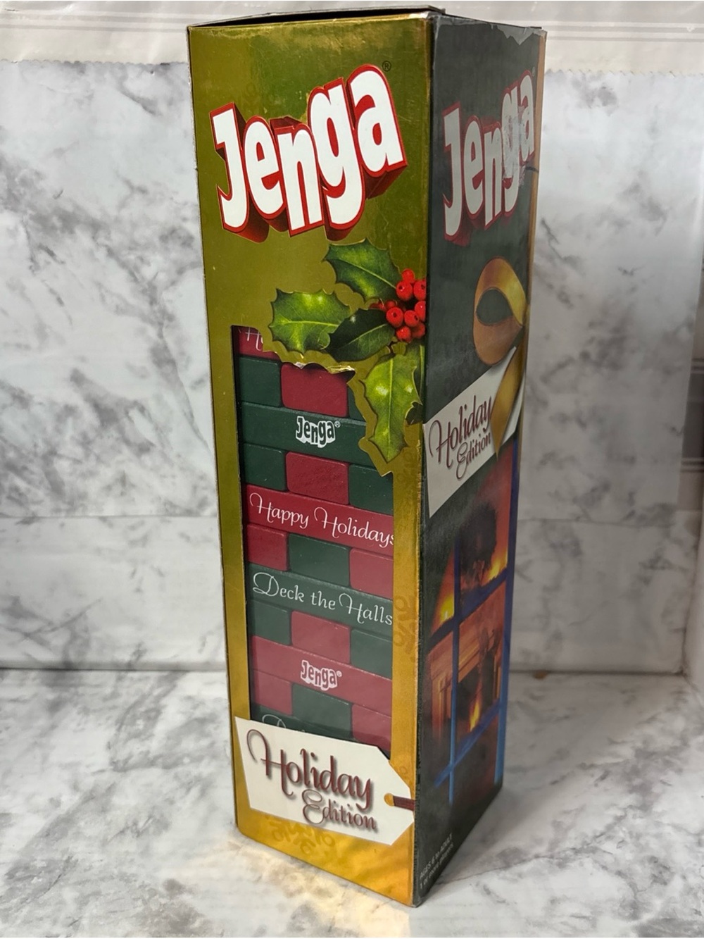 Rare 2007 Jenga Christmas Holiday Special Edition Collectors Sealed New Complete